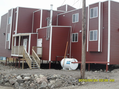 北极现代民居建筑,所住宾馆,2010年6月22-28日,Iqaluit